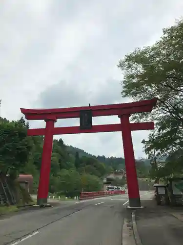 高龍神社の鳥居