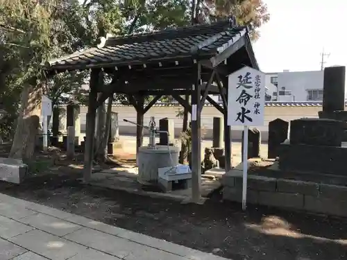 下総野田愛宕神社の手水舎