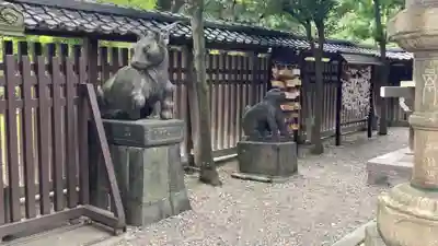 牛嶋神社の狛犬