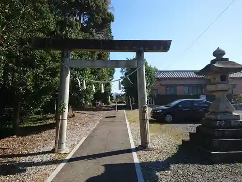 三社大明神社の鳥居