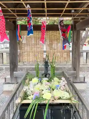 江南神社の手水舎