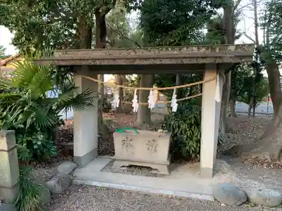 八幡社(天池東町)の手水舎