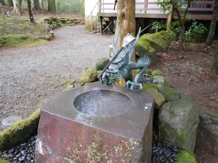 駒形神社(箱根神社摂社)の手水舎
