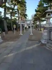 宇奈根氷川神社の鳥居