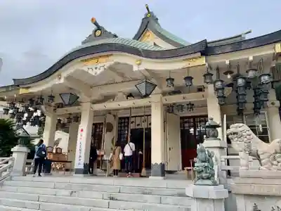 難波八阪神社の本殿・本堂