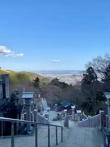 大山阿夫利神社の景色