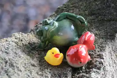 阿久津「田村神社」(郡山市阿久津町)旧社名:伊豆箱根三嶋三社の手水舎