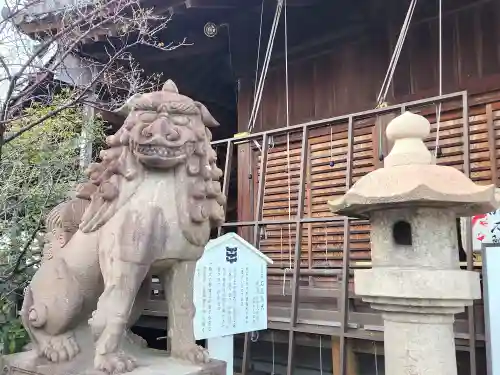 柿本神社の狛犬