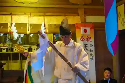 尻岸内八幡神社のお祭り
