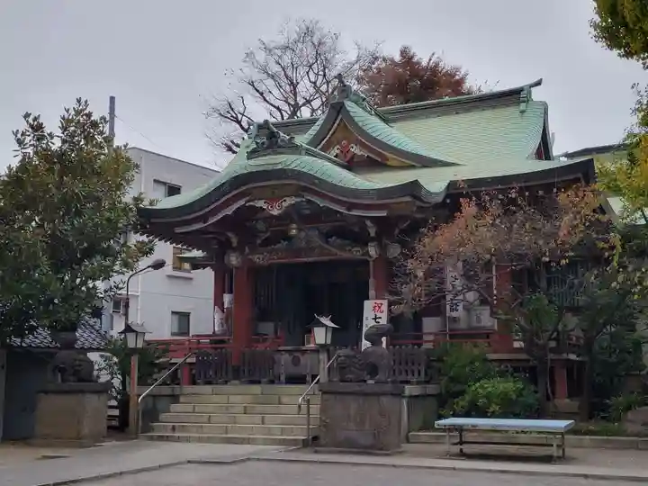 千住本氷川神社の本殿・本堂