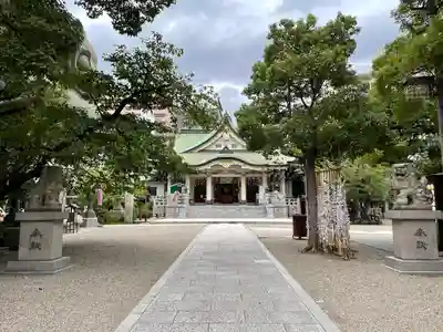 難波八阪神社の本殿・本堂
