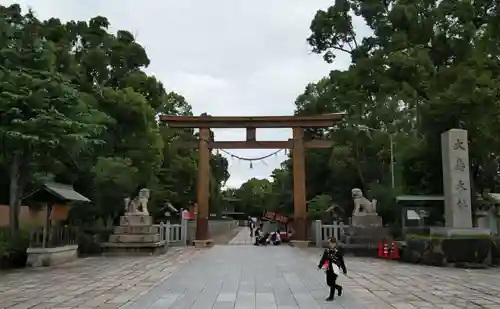 和泉國一之宮　大鳥大社の鳥居