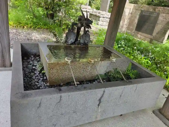 小名浜鹿島神社の手水舎