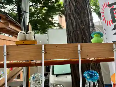 札幌諏訪神社の像