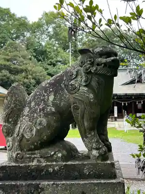 朝日森天満宮の狛犬