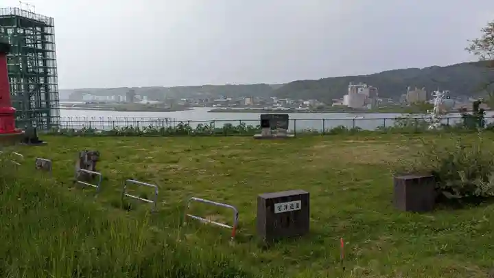 湊神社跡の周辺