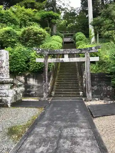 津田明神　安楽寺の鳥居