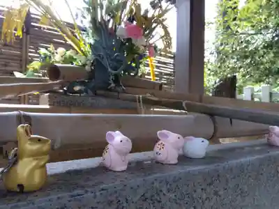 菟橋神社の手水舎