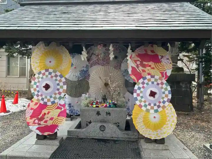 札幌諏訪神社の手水舎