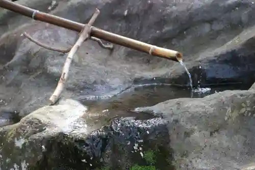 白幡八幡神社の手水