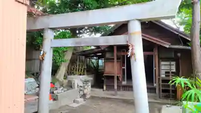 中島黒體龍王大神社の鳥居