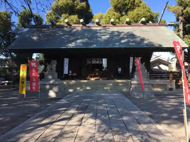 所澤神明社の本殿・本堂