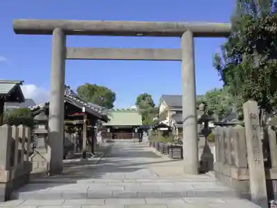 朝日神明社の鳥居