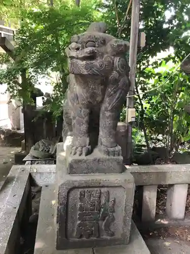 小野照崎神社の狛犬