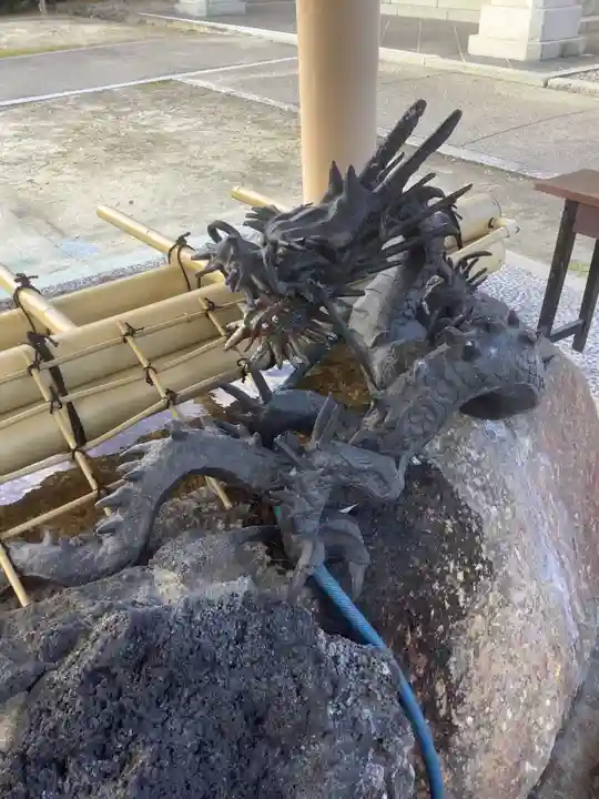 植田八幡宮の手水舎