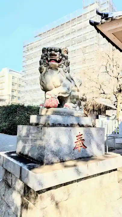 荻窪白山神社の狛犬