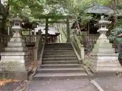 久米水天宮の鳥居