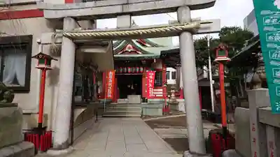 吉原神社の鳥居