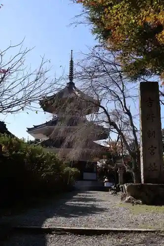 金峯山寺の塔