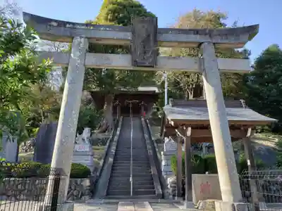 四所神社の鳥居