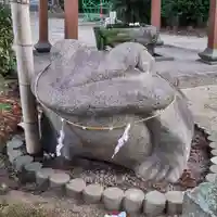 温泉熊野神社の狛犬