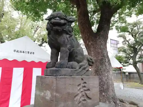 橘樹神社の狛犬