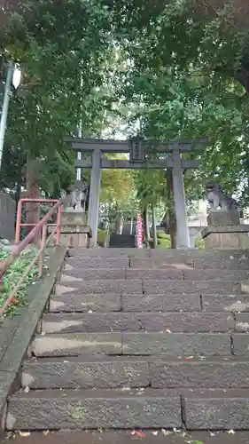 弥生神社の鳥居