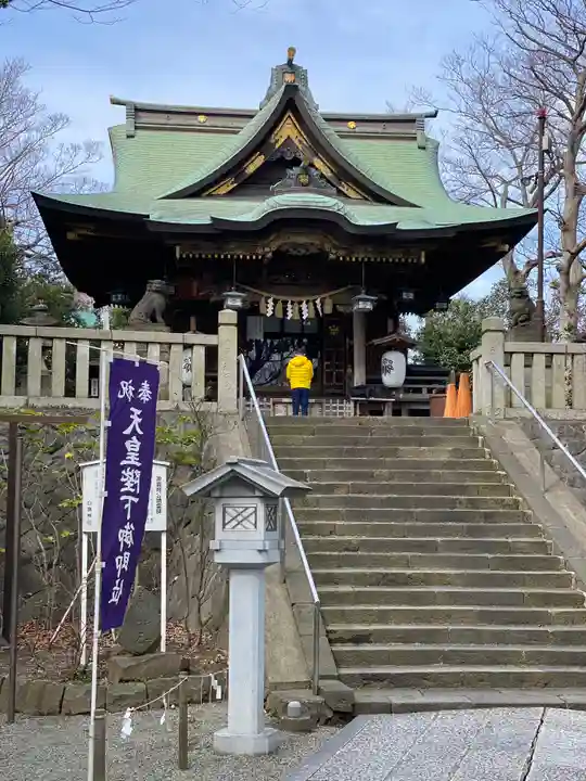 白旗神社の本殿・本堂