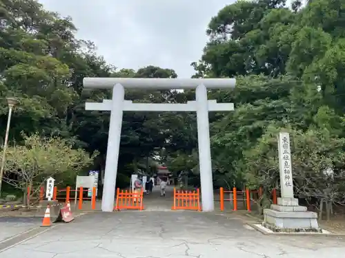 息栖神社の鳥居