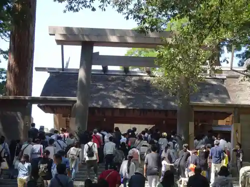 伊勢神宮内宮（皇大神宮）の鳥居