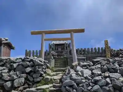 木曽駒ヶ嶽神社　奥社の鳥居
