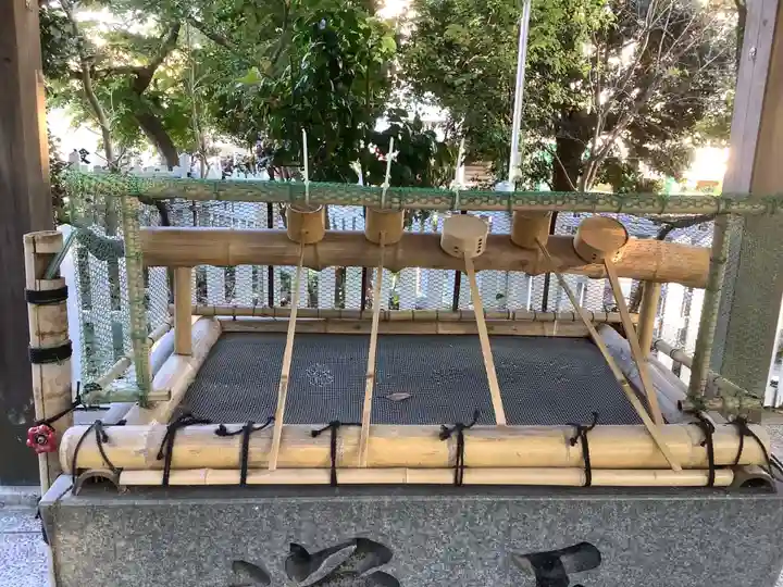 七所神社の手水舎