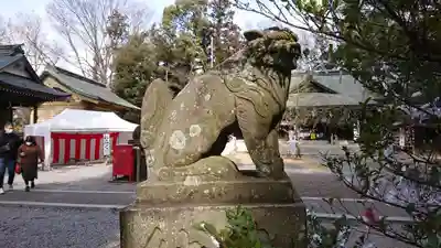 朝日森天満宮の狛犬