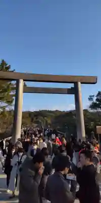伊勢神宮内宮(皇大神宮)の鳥居