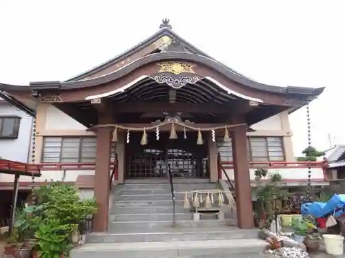 三輪明神照友神社の本殿