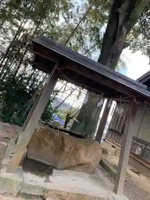 桑山八幡宮の手水舎