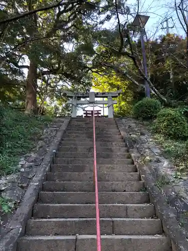 岡山神社の鳥居