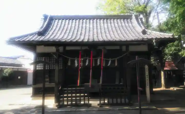 中村八幡神社の本殿・本堂