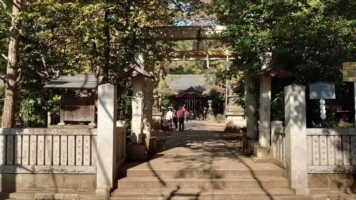 石神井氷川神社の山門・神門