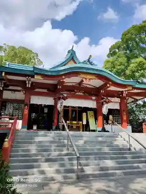 多摩川浅間神社の本殿・本堂